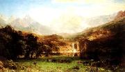 Albert Bierstadt The Rocky Mountains Sweden oil painting reproduction